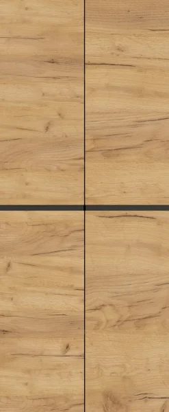 Aktenregal LISSABON 80 x 196 cm Graphit/ Navarra Eiche