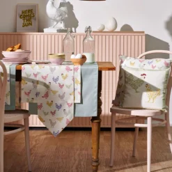 APELT Kissenhülle HAHN & HUHN 40x40cm mehrfarbig