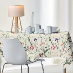 APELT Tischdecke FRÜHJAHRSBLÜTEN-MOTIV 88x88cm mehrfarbig