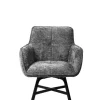 Armlehnenstuhl CARLOS dunkelgrau