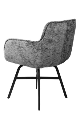 Armlehnenstuhl CARLOS dunkelgrau