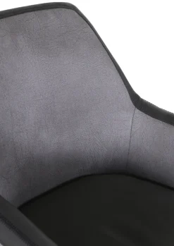 Armlehnstuhl FLOYD hell-/dunkelgrau/schwarz