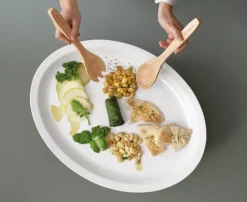 ASA Platte GRANDE 43 x 57 cm Keramik weiß