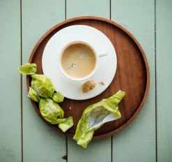 ASA Teller WOOD Ø 15 cm Holz braun