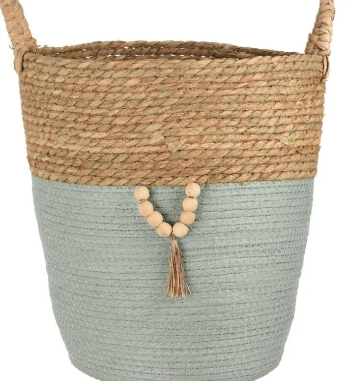 Aufbewahrungskorb IBIZA 35 /38 cm braun grün