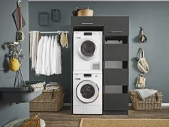 Aufsatzschrank MR. SAUBER 50 x 38 cm weiß