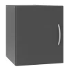 Aufsatzschrank MULTIRAUMKONZEPT 40 x 40 x 40 cm graphitfarben