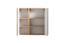 Bad-Hängeschrank GENT hellgrau/braun 65cm