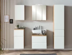 Bad-Hängeschrank GENT weiß/braun 40 cm