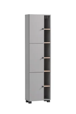 Bad-Hochschrank BALTO grau
