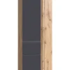 Bad-Hochschrank GENT grau/braun