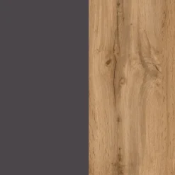 Bad-Hochschrank GENT grau/braun