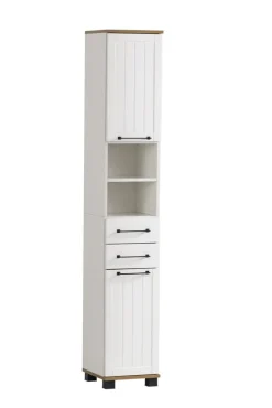 Bad-Hochschrank H300/154220 weiß