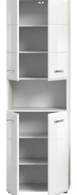 Bad-Hochschrank LOGAN weiß