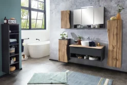 Bad-Midischrank ANTWERPEN braun/grau 30cm