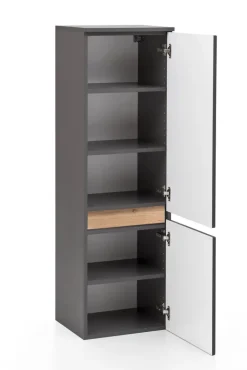 Bad-Midischrank BRÜGGE grau