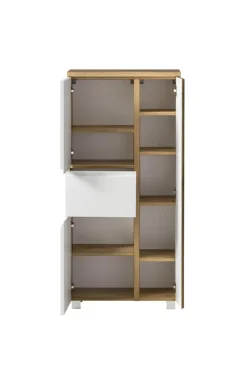 Bad-Midischrank GENT weiß/braun 65cm
