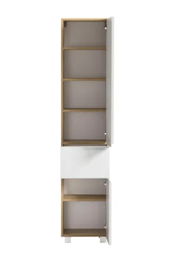 Bad-Seitenschrank GENT weiß/braun 40cm