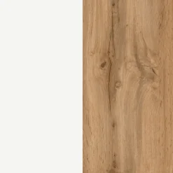 Bad-Seitenschrank GENT weiß/braun 65cm