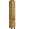 Bad-Seitenschrank LIMBURG braun 30cm