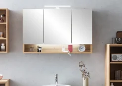 Bad-Spiegelschrank ANTWERPEN braun 100cm