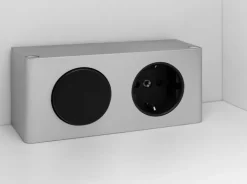 Bad-Spiegelschrank GENT weiß/braun 85cm