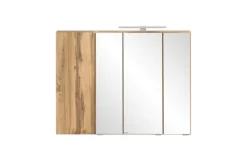 Bad-Spiegelschrank GENT weiß/braun 85cm