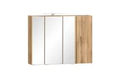 Bad-Spiegelschrank GENT weiß/braun 85cm