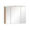 Bad-Spiegelschrank GENT weiß/braun 80cm