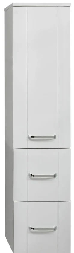 Bad-Unterschrank 3006 Weiß Hochglanz/Schneeweiß ca. 30/75/38cm