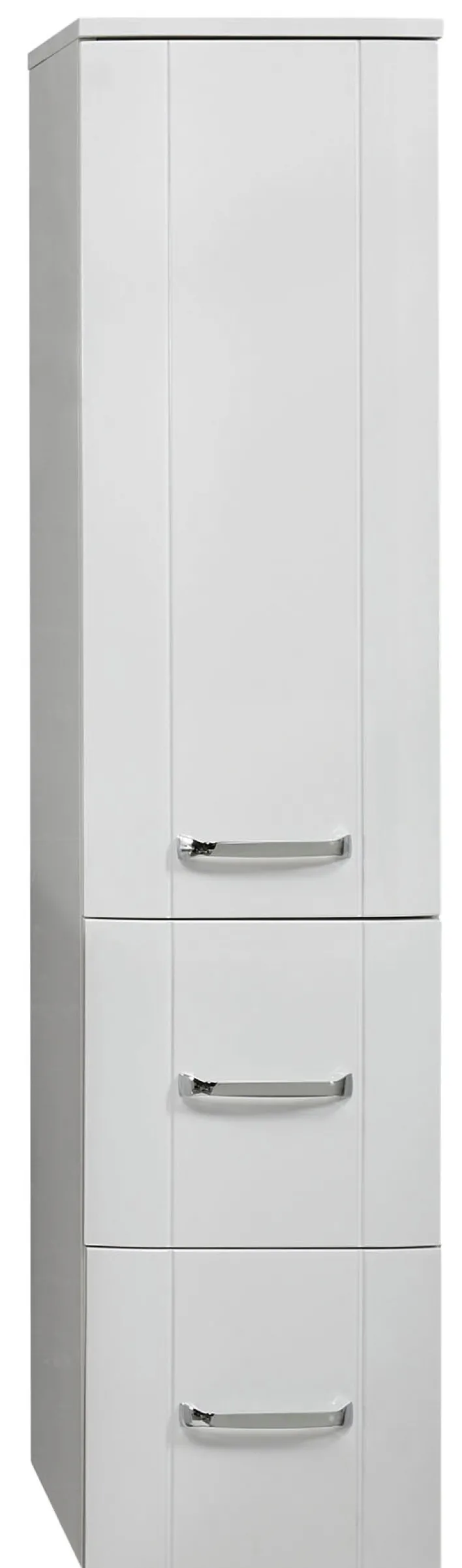 Bad-Unterschrank 3006 Weiß Hochglanz/Schneeweiß ca. 30/75/38cm