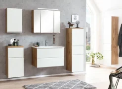 Bad-Unterschrank GENT weiß/braun 40cm