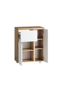 Bad-Unterschrank GENT weiß/braun 65cm