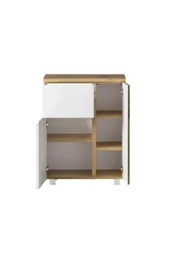 Bad-Unterschrank GENT weiß/braun 65cm