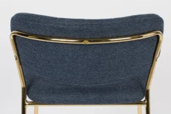 Barstuhl JOLIEN 2er Set dunkelblau