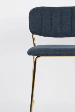 Barstuhl JOLIEN 2er Set dunkelblau