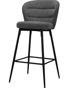 Barstuhl ZERO 44 x 117 cm grau/schwarz