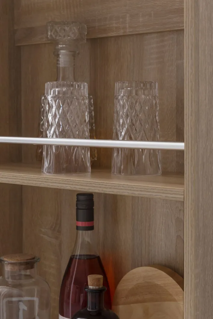 Bartisch 60 x 120 cm braun