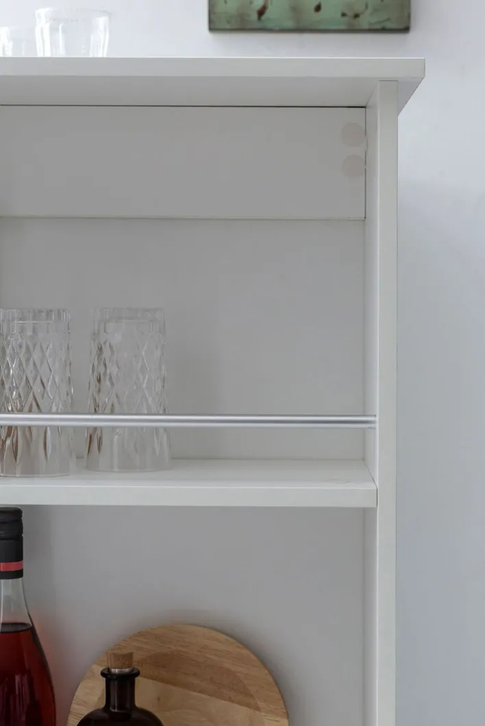 Bartisch 120 x 60 cm weiß