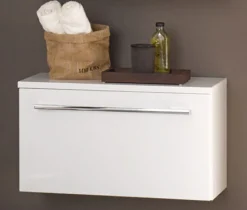 b.collection Oberschrank BRACE 60 x 33,9 cm Polarweiß Hochglanz