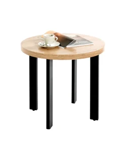 Beistelltisch 50 x 46 cm braun/schwarz