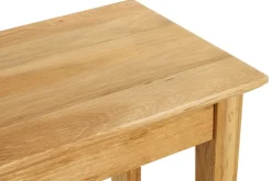 Beistelltisch 56 x 52 cm Eiche massiv braun