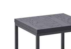 Beistelltisch 40 x 40 cm Eiche grau