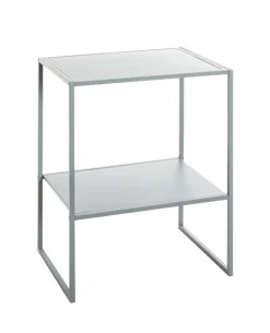 Beistelltisch 45 x 35 cm grau