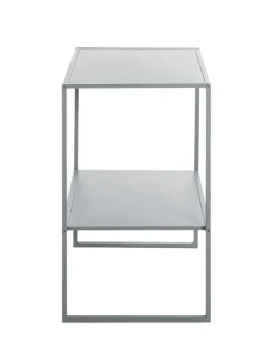 Beistelltisch 45 x 35 cm grau