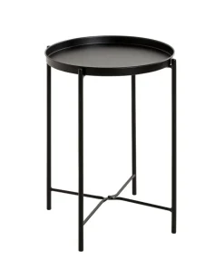 Beistelltisch 50 x 50 cm schwarz