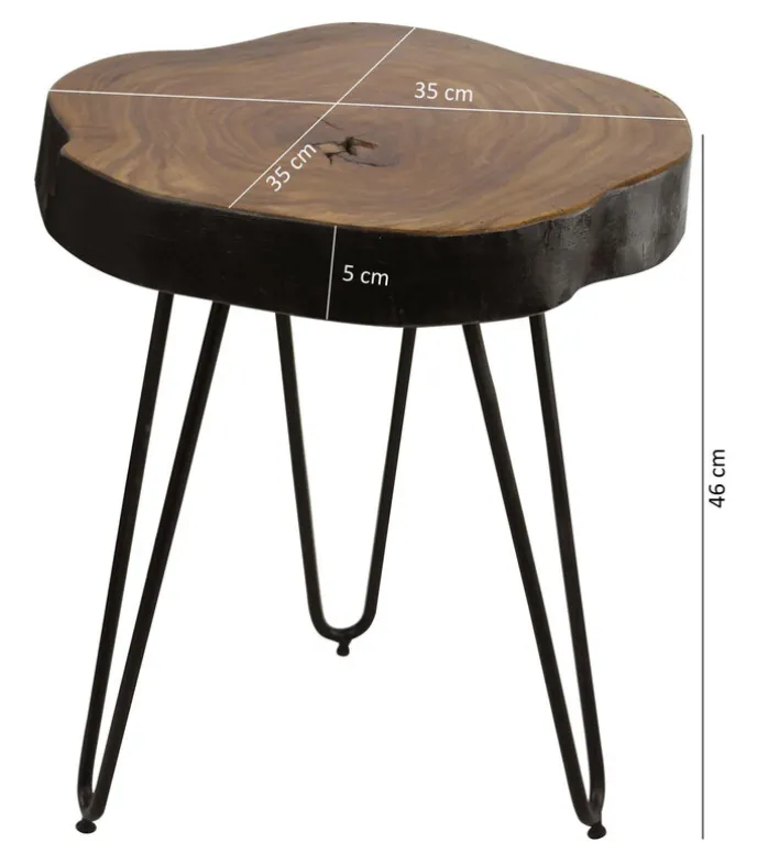 Beistelltisch BAGLI 30 cm Sheesham