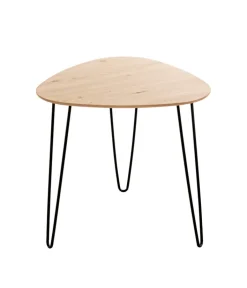 Beistelltisch BERGEN2 Ø 40 cm Eiche-Dekor/schwarz