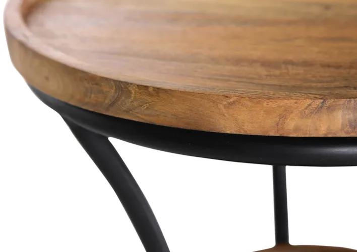 Beistelltisch CHUCK I 45x45 cm braun