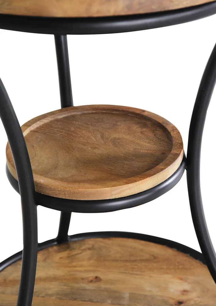 Beistelltisch CHUCK I 45x45 cm braun